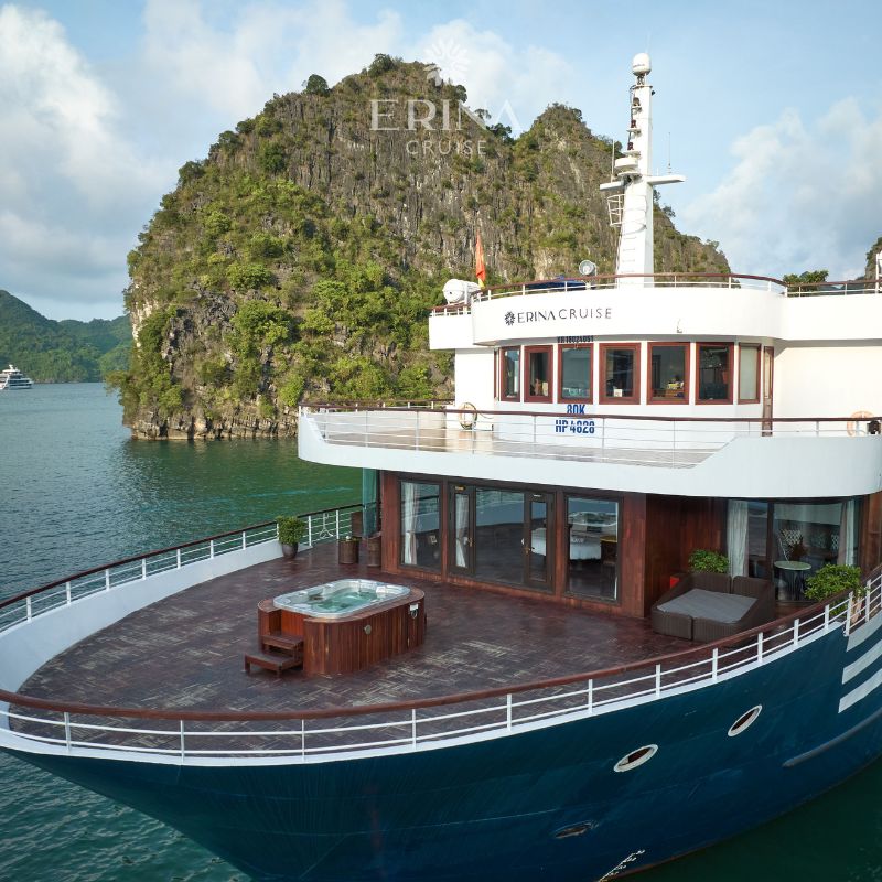 Enchanting Ha Long & Lan Ha Bay Escape on Erina Cruise – 2 Days 1 Night (10) Enchanting Ha Long & Lan Ha Bay Escape on Erina Cruise – 2 Days 1 Night