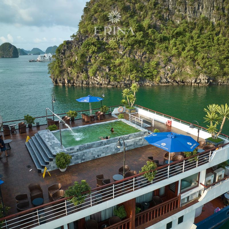 Enchanting Ha Long & Lan Ha Bay Escape on Erina Cruise – 2 Days 1 Night (7) Enchanting Ha Long & Lan Ha Bay Escape on Erina Cruise – 2 Days 1 Night