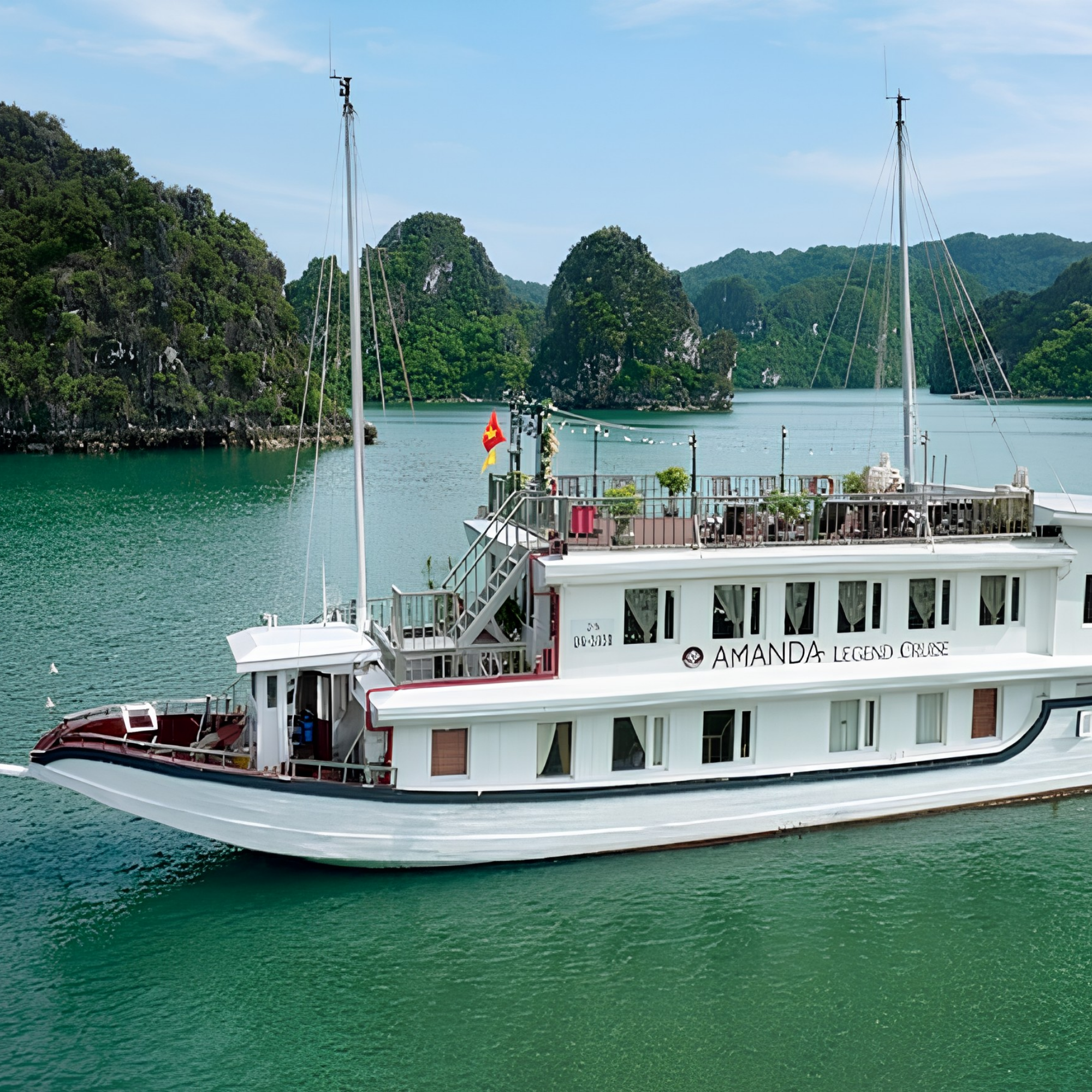 Explore Ha Long Bay with Amanda Legend Cruise – 2 Day Luxury Adventure of Caves and Islands