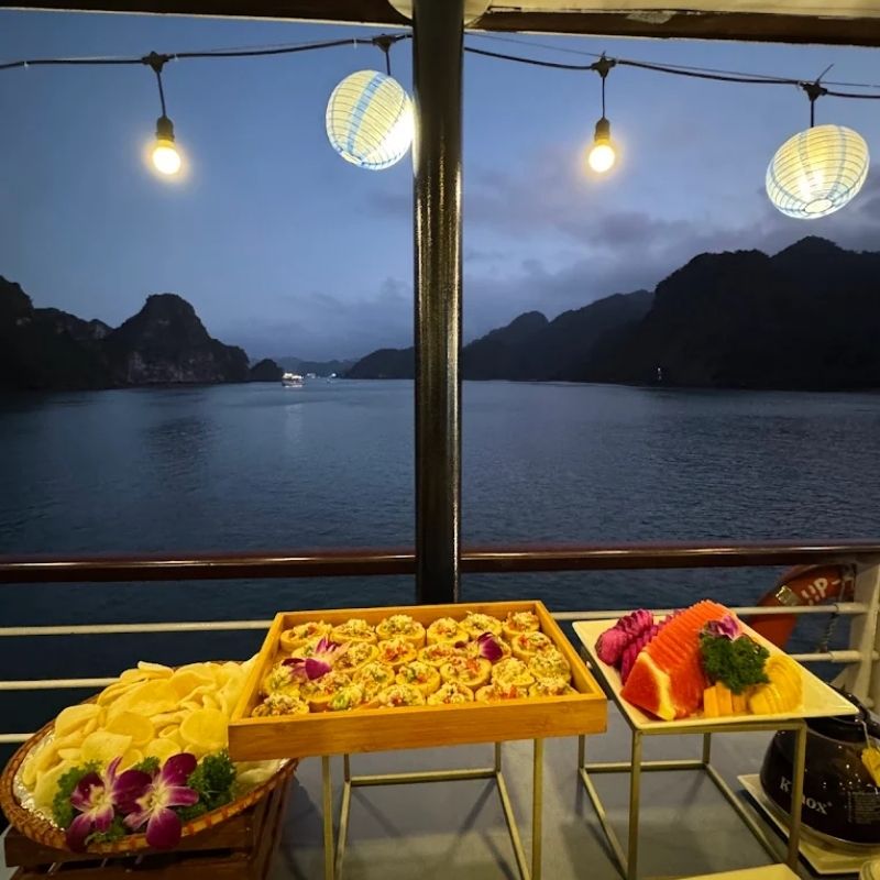 Ha Long Bay 3-Day Cruise with Amanda Legend Cruise – Full Exploration of Caves, Islands & Hidden Gems (10) Ha Long Bay 3-Day Cruise with Amanda Legend Cruise – Full Exploration of Caves, Islands & Hidden Gems