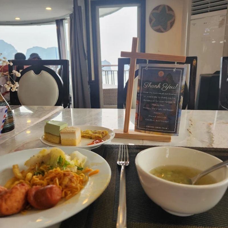 Ha Long Bay 3-Day Cruise with Amanda Legend Cruise – Full Exploration of Caves, Islands & Hidden Gems (31) Ha Long Bay 3-Day Cruise with Amanda Legend Cruise – Full Exploration of Caves, Islands & Hidden Gems