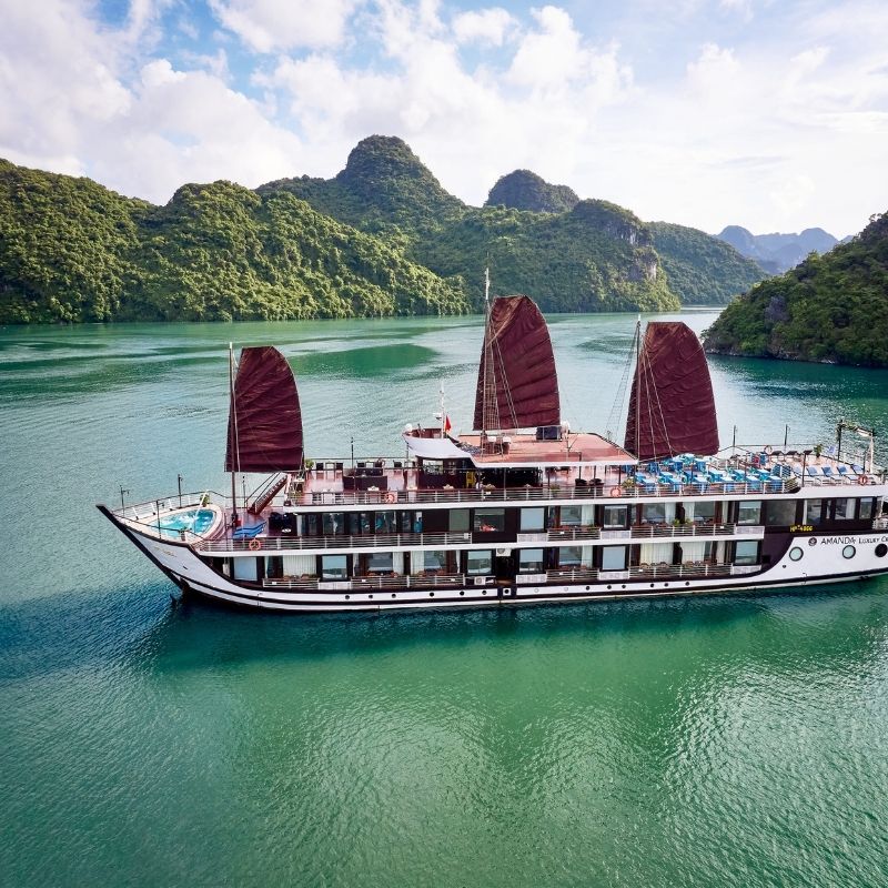 Ha Long Bay and Lan Ha Bay Luxury Cruise – 3 Days 2 Nights Journey with Amanda Luxury Cruise (13) Ha Long Bay and Lan Ha Bay Luxury Cruise – 3 Days 2 Nights Journey with Amanda Luxury Cruise
