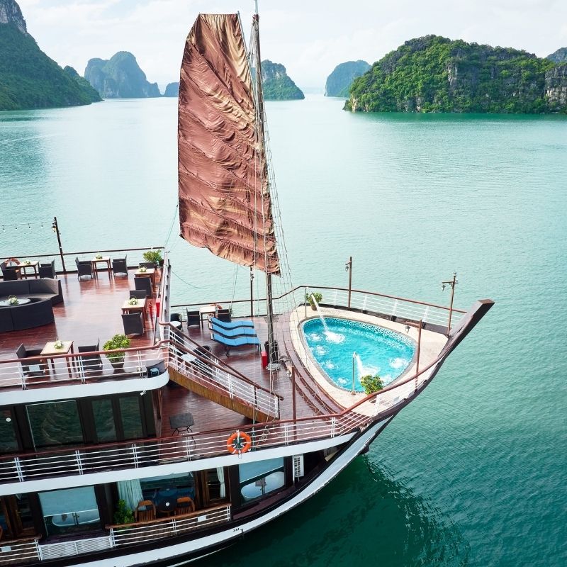 Ha Long Bay and Lan Ha Bay Luxury Cruise – 3 Days 2 Nights Journey with Amanda Luxury Cruise