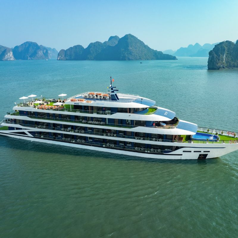 Ha Long Bay – Lan Ha Bay 2-Day 1-Night Cruise Tour with Dark & Bright Cave Exploration (13) Ha Long Bay – Lan Ha Bay 2-Day 1-Night Cruise Tour with Dark & Bright Cave Exploration