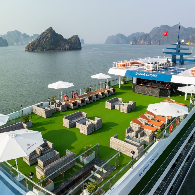 Ha Long Bay – Lan Ha Bay 2-Day 1-Night Cruise Tour with Dark & Bright Cave Exploration (18) Ha Long Bay – Lan Ha Bay 2-Day 1-Night Cruise Tour with Dark & Bright Cave Exploration