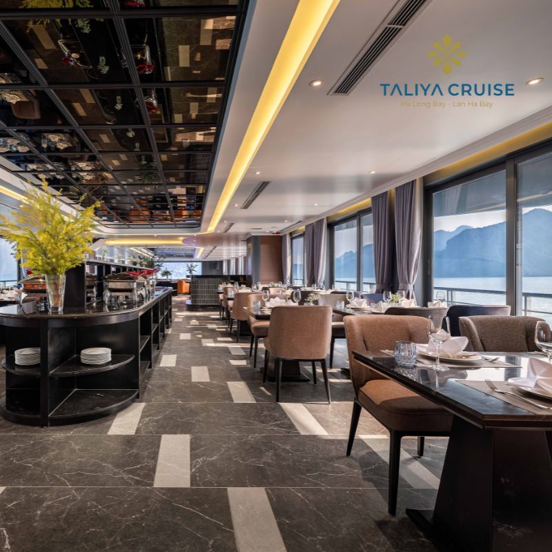 Taliya Cruise through Ha Long & Lan Ha Bay – 7.5-Hour Scenic Luxury Journey (10) Taliya Cruise through Ha Long & Lan Ha Bay – 7.5-Hour Scenic Luxury Journey