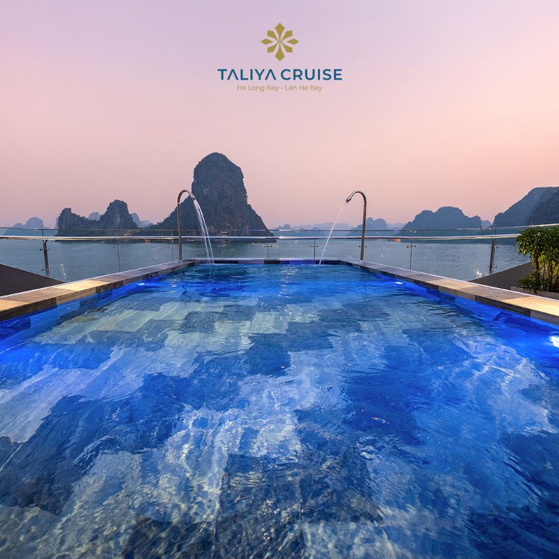 Taliya Cruise through Ha Long & Lan Ha Bay – 7.5-Hour Scenic Luxury Journey (14) Taliya Cruise through Ha Long & Lan Ha Bay – 7.5-Hour Scenic Luxury Journey