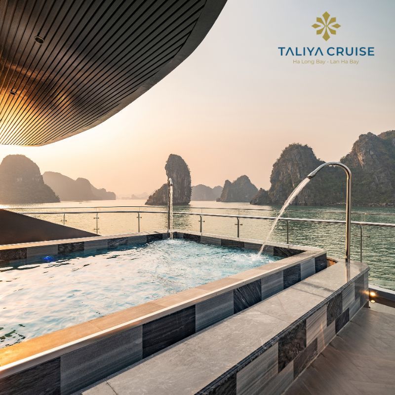 Taliya Cruise through Ha Long & Lan Ha Bay – 7.5-Hour Scenic Luxury Journey (15) Taliya Cruise through Ha Long & Lan Ha Bay – 7.5-Hour Scenic Luxury Journey