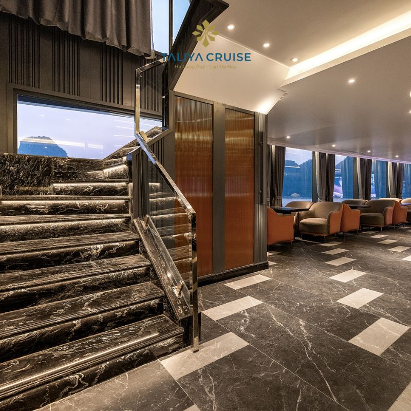 Taliya Cruise through Ha Long & Lan Ha Bay – 7.5-Hour Scenic Luxury Journey (25) Taliya Cruise through Ha Long & Lan Ha Bay – 7.5-Hour Scenic Luxury Journey