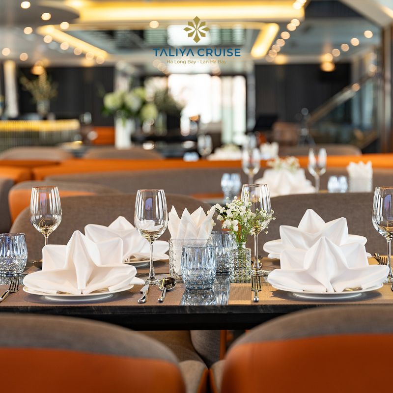 Taliya Cruise through Ha Long & Lan Ha Bay – 7.5-Hour Scenic Luxury Journey (7) Taliya Cruise through Ha Long & Lan Ha Bay – 7.5-Hour Scenic Luxury Journey
