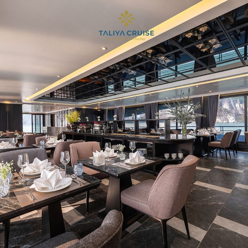 Taliya Cruise through Ha Long & Lan Ha Bay – 7.5-Hour Scenic Luxury Journey (9) Taliya Cruise through Ha Long & Lan Ha Bay – 7.5-Hour Scenic Luxury Journey