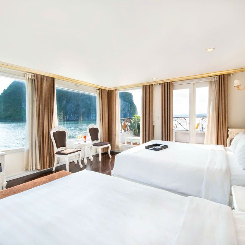 Verdure Lotus Grandeur Cruise – 2 Day Ha Long Bay Retreat (8) Verdure Lotus Grandeur Cruise – 2 Day Ha Long Bay Retreat
