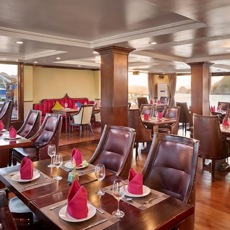 Verdure Lotus Luxury Cruise – 2 Day Ha Long Bay Voyage (8) Verdure Lotus Luxury Cruise – 2 Day Ha Long Bay Voyage